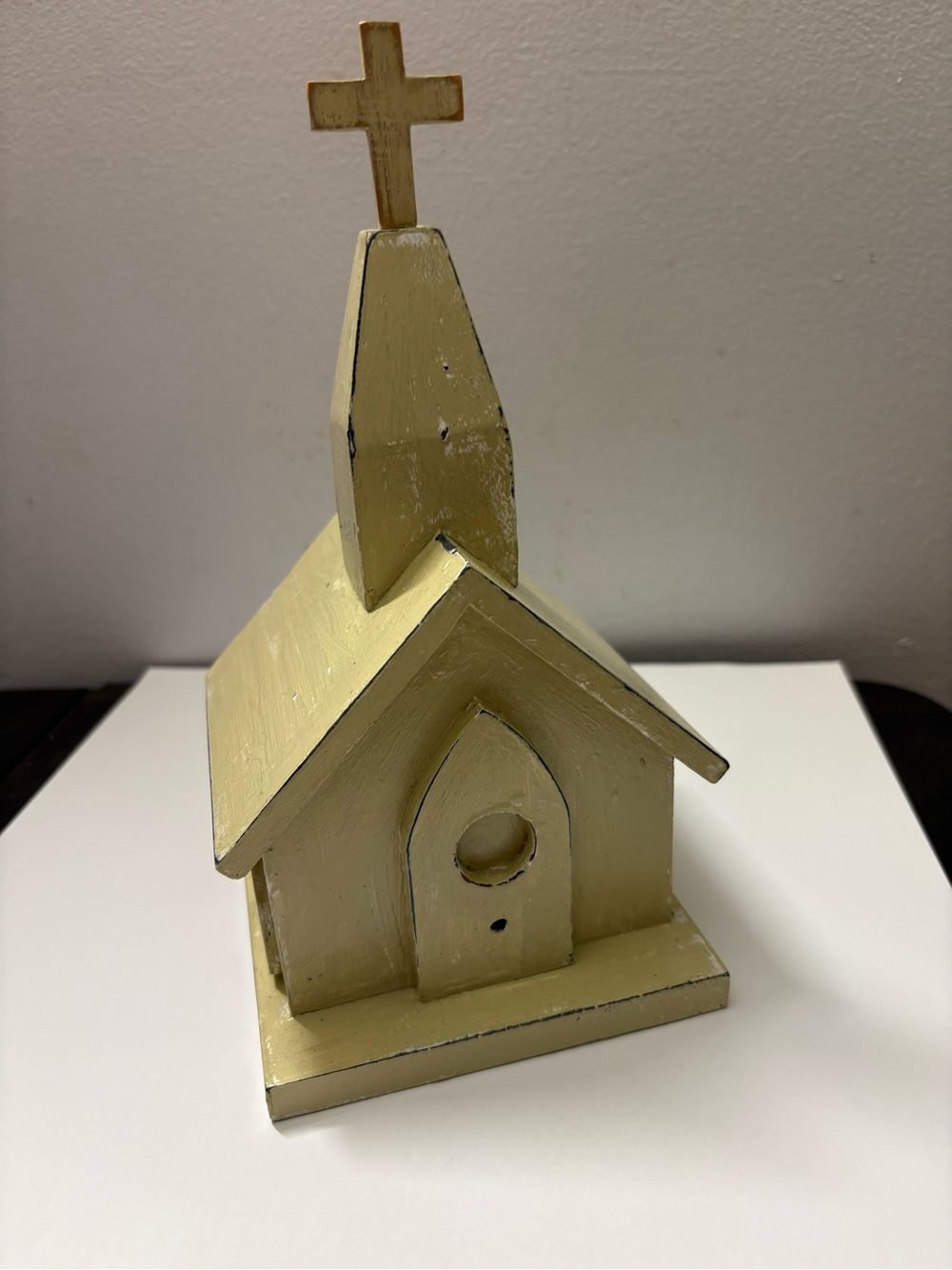 Cream Decorative Wooden Church